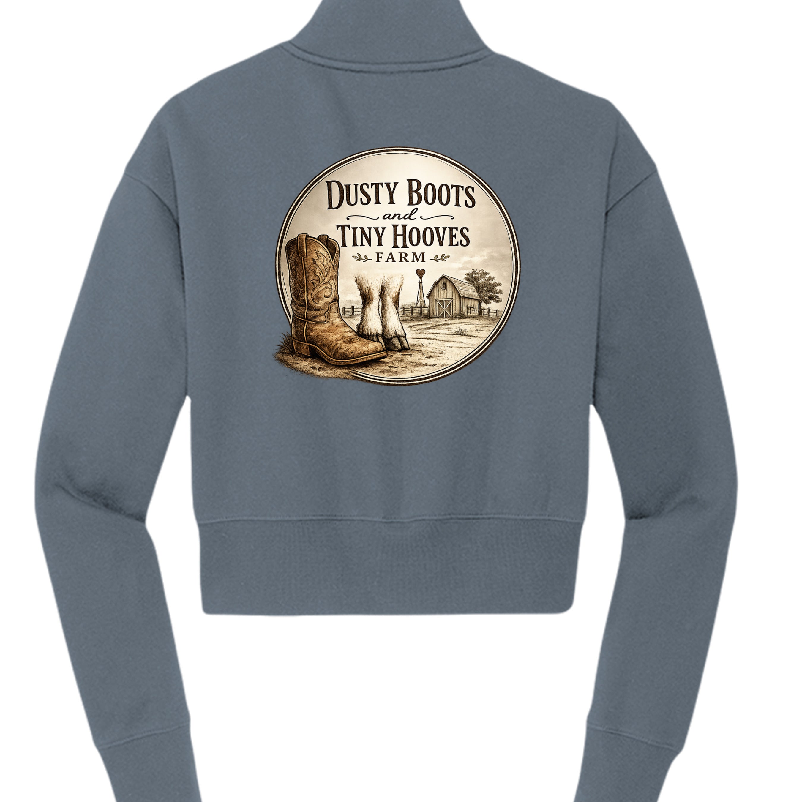 Flint Blue Heather - DT6111 - BACK