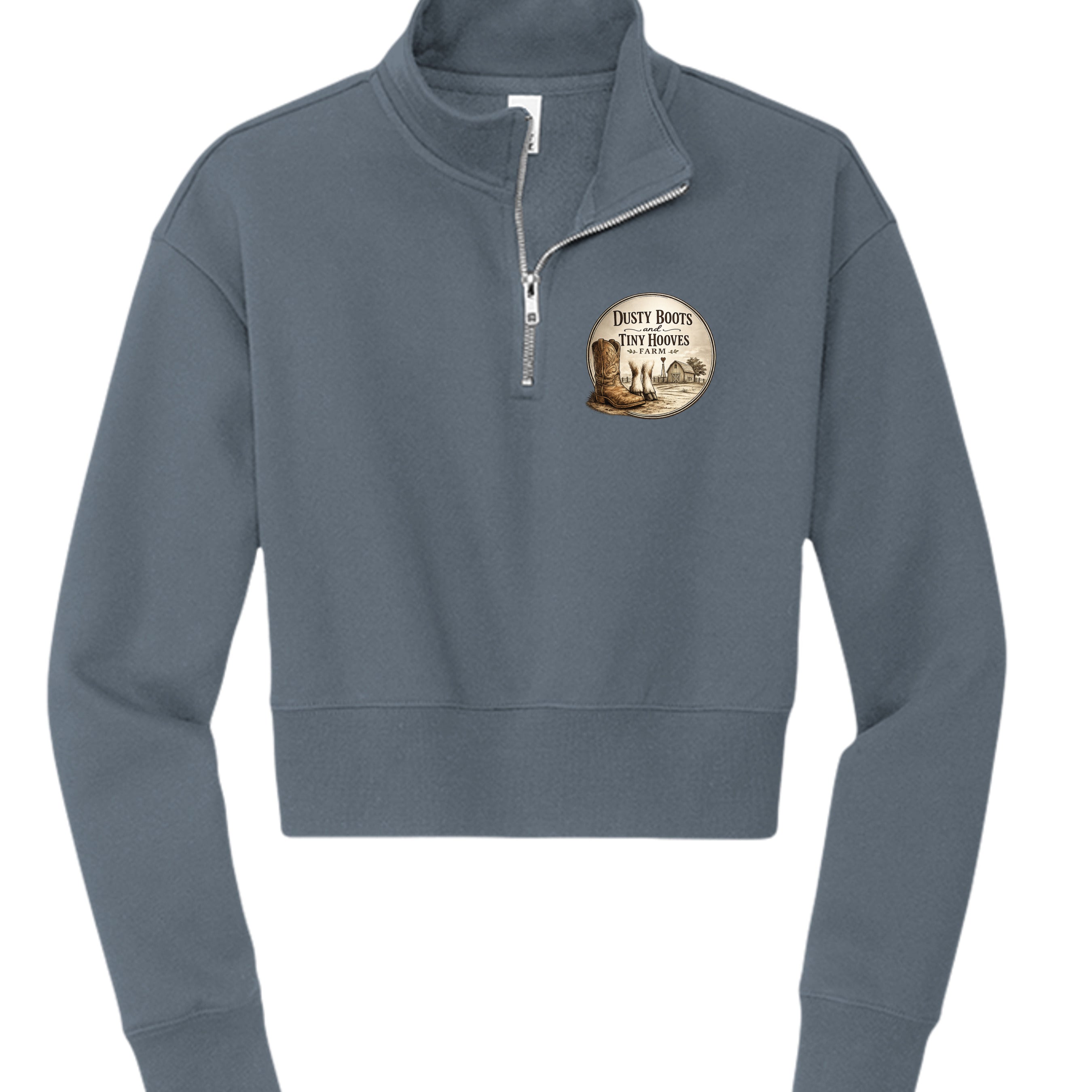 Flint Blue Heather - DT6111 - FRONT
